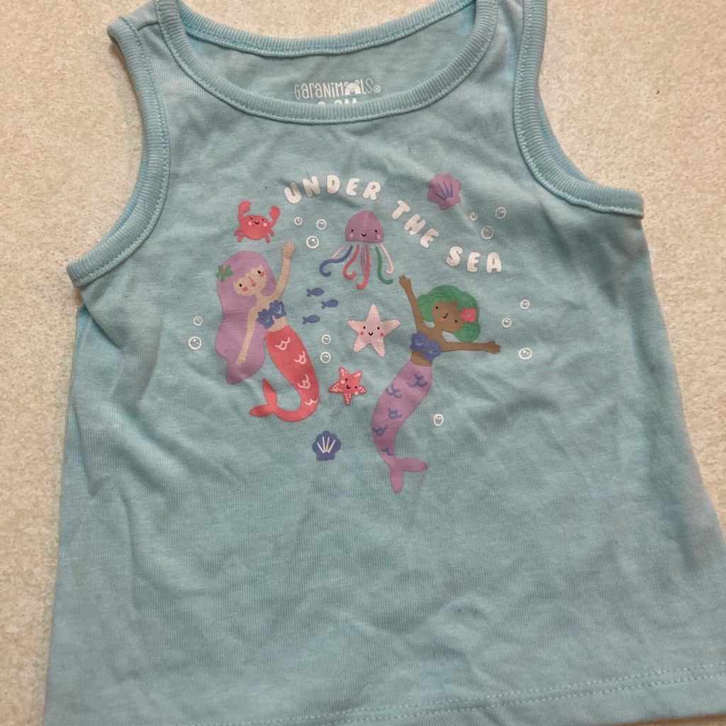 Garanimals Light Blue 'Under The Sea' Mermaid Tank Top